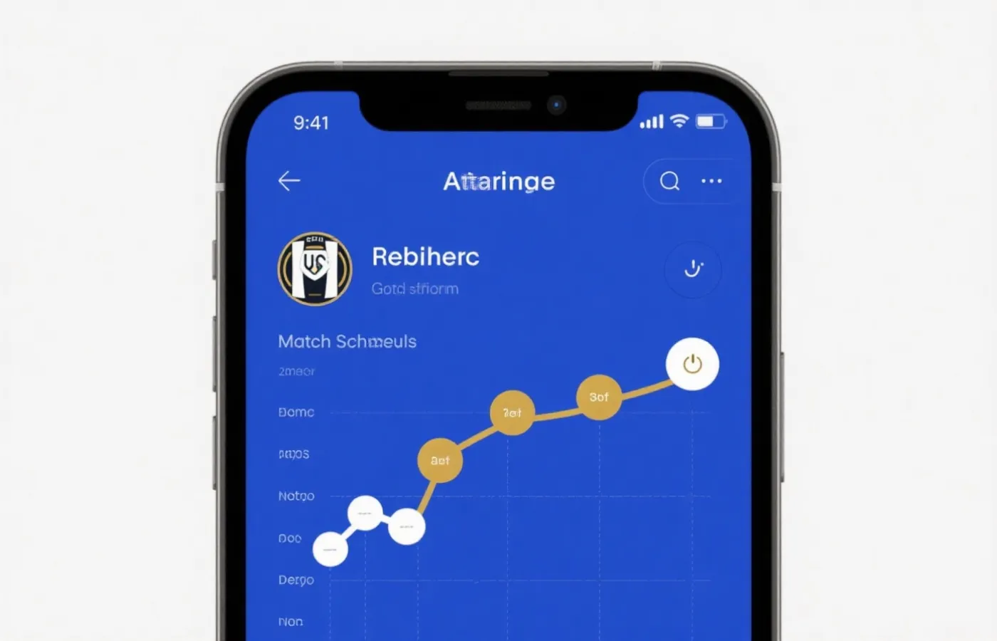 APP赛程与提醒功能示意图
